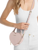 Michael Michael Kors Jet Set Small Heart Crossbody Bag Powder Blush