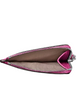 Michael Michael Kors Jet Set Small Pebbled Leather Card Case Wristlet Raspberry