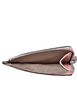 Michael Michael Kors Jet Set Small Pebbled Leather Card Case Wristlet Smokey Rose