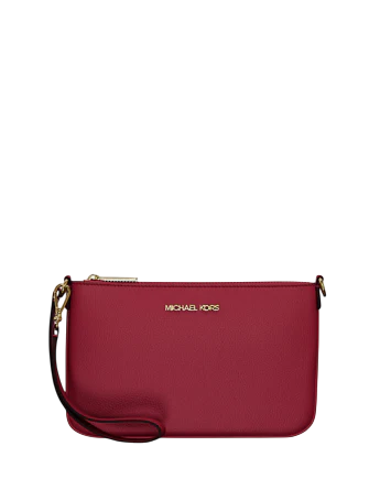 Michael Michael Kors Jet Set Small Pebbled Leather Convertible Wristlet