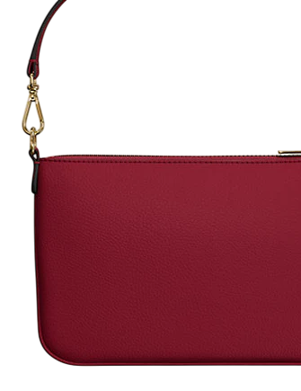 Michael Michael Kors Jet Set Small Pebbled Leather Convertible Wristlet Cherry