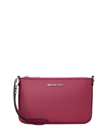 Michael Michael Kors Jet Set Small Pebbled Leather Convertible Wristlet