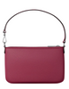 Michael Michael Kors Jet Set Small Pebbled Leather Convertible Wristlet Dark Raspberry