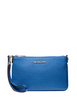 Michael Michael Kors Jet Set Small Pebbled Leather Convertible Wristlet Galaxy Blue