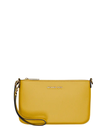 Michael Michael Kors Jet Set Small Pebbled Leather Convertible Wristlet