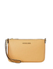 Michael Michael Kors Jet Set Small Pebbled Leather Convertible Wristlet Honeywheat