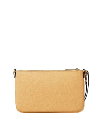Michael Michael Kors Jet Set Small Pebbled Leather Convertible Wristlet Honeywheat
