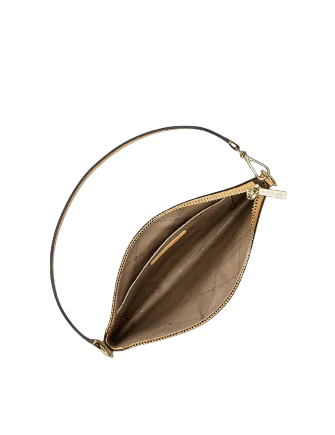 Michael Michael Kors Jet Set Small Pebbled Leather Convertible Wristlet Honeywheat