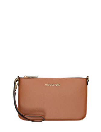 Michael Michael Kors Jet Set Small Pebbled Leather Convertible Wristlet