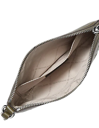 Michael Michael Kors Jet Set Small Printed Wristlet Olive