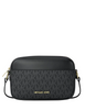 Michael Michael Kors Jet Set Small Signature Logo Camera Crossbody Bag Black