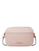 Michael Michael Kors Jet Set Small Signature Logo Camera Crossbody Bag Powder Blush