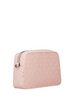 Michael Michael Kors Jet Set Small Signature Logo Camera Crossbody Bag Smokey Rose
