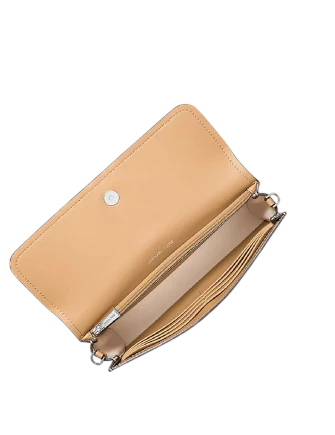 Michael Michael Kors Jet Set Small Signature Logo Convertible Crossbody Bag Peanuts
