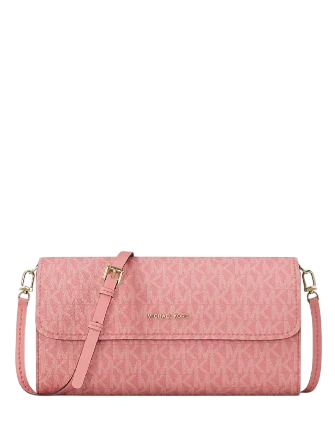 Michael Michael Kors Jet Set Small Signature Logo Convertible Crossbody Bag