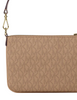 Michael Michael Kors Jet Set Small Signature Logo Convertible Wristlet Camel