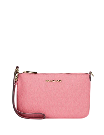 Michael Michael Kors Jet Set Small Signature Logo Convertible Wristlet