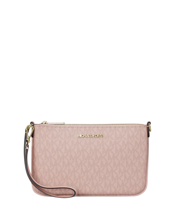 Michael Michael Kors Jet Set Small Signature Logo Convertible Wristlet