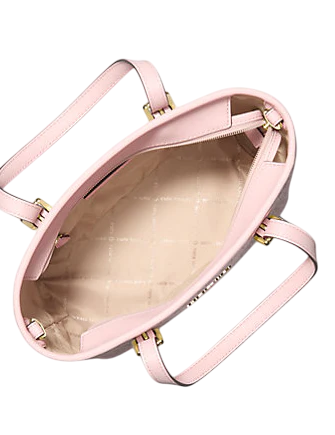 Michael Michael Kors Jet Set Travel Extra-Small Logo Top-Zip Tote Bag Powder Blush