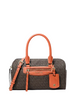 Michael Michael Kors Jet Set Travel Extra Small Signature Logo Duffel Crossbody Bag Mimosa