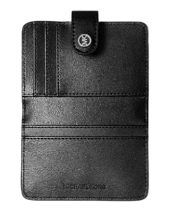 Michael Michael Kors Jet Set Travel Floral Printed Billfold Wallet Black