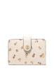 Michael Michael Kors Jet Set Travel Floral Printed Billfold Wallet Light Cream