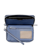 Michael Michael Kors Jet Set Travel Large Logo Jacquard Denim Smartphone Wristlet Denim