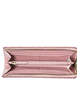 Michael Michael Kors Jet Set Travel Large Pebbled Leather Quarter-Zip Wallet Powder Blush