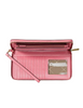 Michael Michael Kors Jet Set Travel Large Pebbled Leather Wristlet Carnation