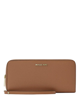 Michael Michael Kors Jet Set Travel Large Pebbled Leather Wristlet Luggage