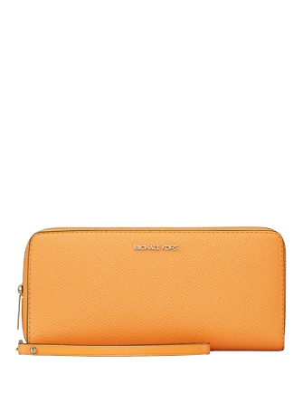 Michael Michael Kors Jet Set Travel Large Pebbled Leather Wristlet