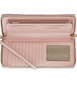 Michael Michael Kors Jet Set Travel Large Signature Logo Continental Wristlet Powder Blush