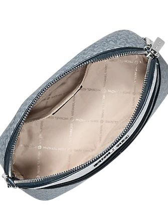 Michael Michael Kors Jet Set Travel Medium Color-Block Signature Logo Crossbody Bag Admiral