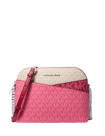 Michael Michael Kors Jet Set Travel Medium Color-Block Signature Logo Crossbody Bag