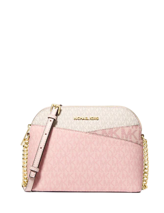 Michael Michael Kors Jet Set Travel Medium Color-Block Signature Logo Crossbody Bag