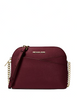 Michael Michael Kors Jet Set Travel Medium Dome Crossbody Bag Oxblood 