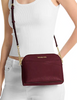 Michael Michael Kors Jet Set Travel Medium Dome Crossbody Bag Oxblood 