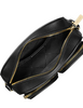 Michael Michael Kors Jet Set Travel Medium Leather Messenger Bag Black