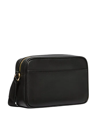 Michael Michael Kors Jet Set Travel Medium Leather Messenger Bag Black