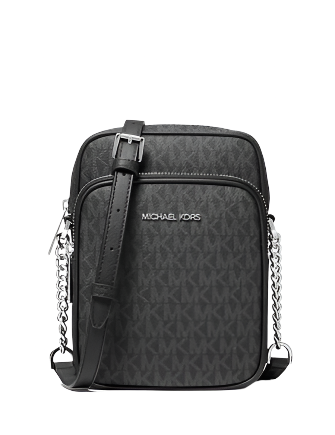 Michael Michael Kors Jet Set Travel Medium Logo Crossbody Bag Black