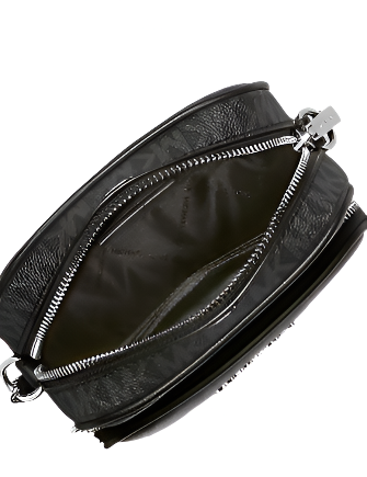 Michael Michael Kors Jet Set Travel Medium Logo Crossbody Bag Black