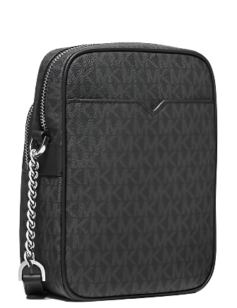 Michael Michael Kors Jet Set Travel Medium Logo Crossbody Bag Black