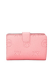 Michael Michael Kors Jet Set Travel Medium Logo Debossed Billfold Wallet Carnation