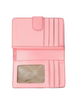 Michael Michael Kors Jet Set Travel Medium Logo Debossed Billfold Wallet Carnation