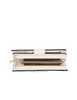 Michael Michael Kors Jet Set Travel Medium Logo Debossed Billfold Wallet Light Cream