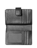 Michael Michael Kors Jet Set Travel Medium Logo Embossed Wallet Black