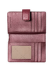 Michael Michael Kors Jet Set Travel Medium Logo Embossed Wallet Maroon