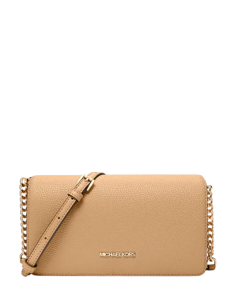 Michael Michael Kors Jet Set Travel Medium Pebbled Leather Crossbody Bag