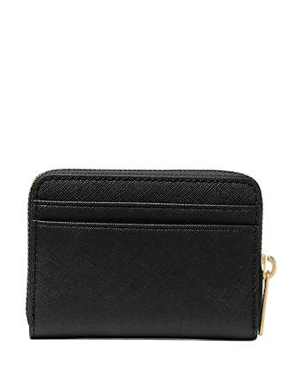 Michael Michael Kors Jet Set Travel Medium Saffiano Leather Wallet Black