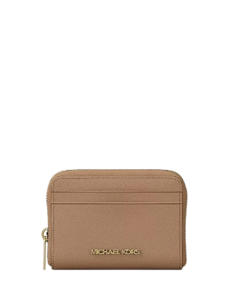 Michael Michael Kors Jet Set Travel Medium Saffiano Leather Wallet Camel